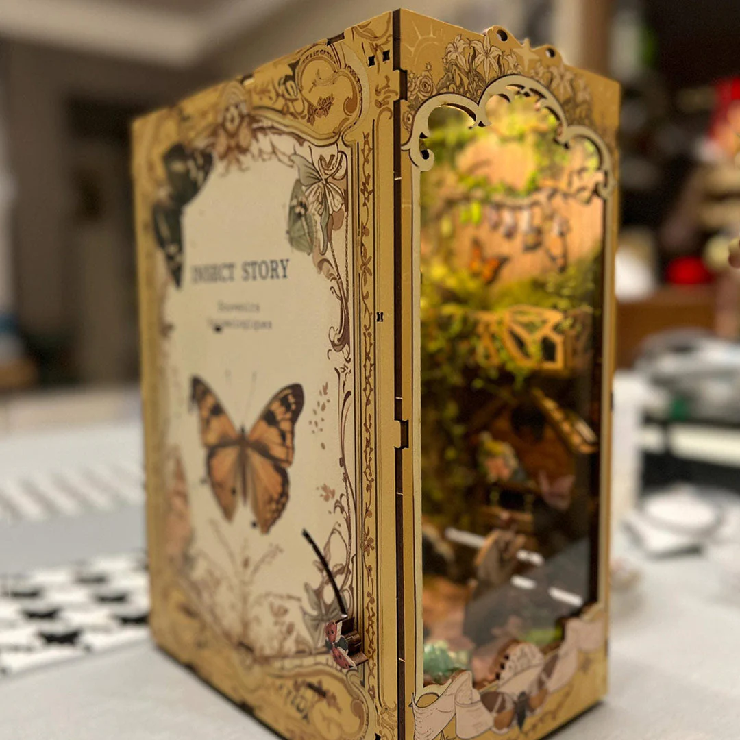 Insect Story DIY Book Nook Bookshelf Insert - Image 27