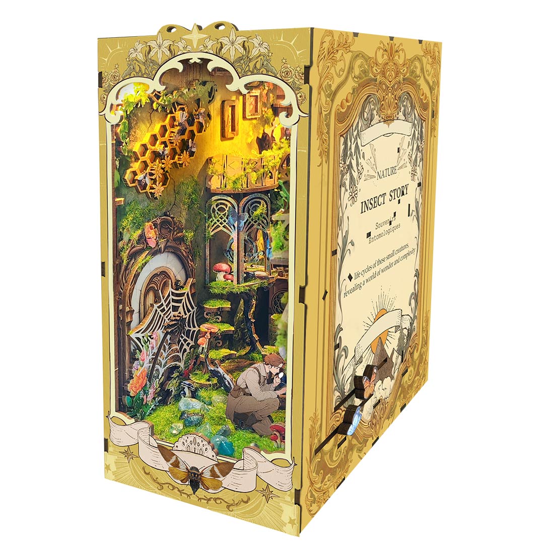 Insect Story DIY Book Nook Bookshelf Insert - Image 31