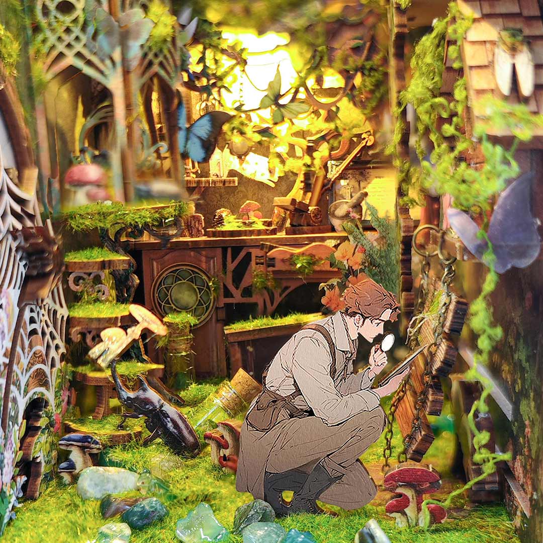 Insect Story DIY Book Nook Bookshelf Insert - Image 8