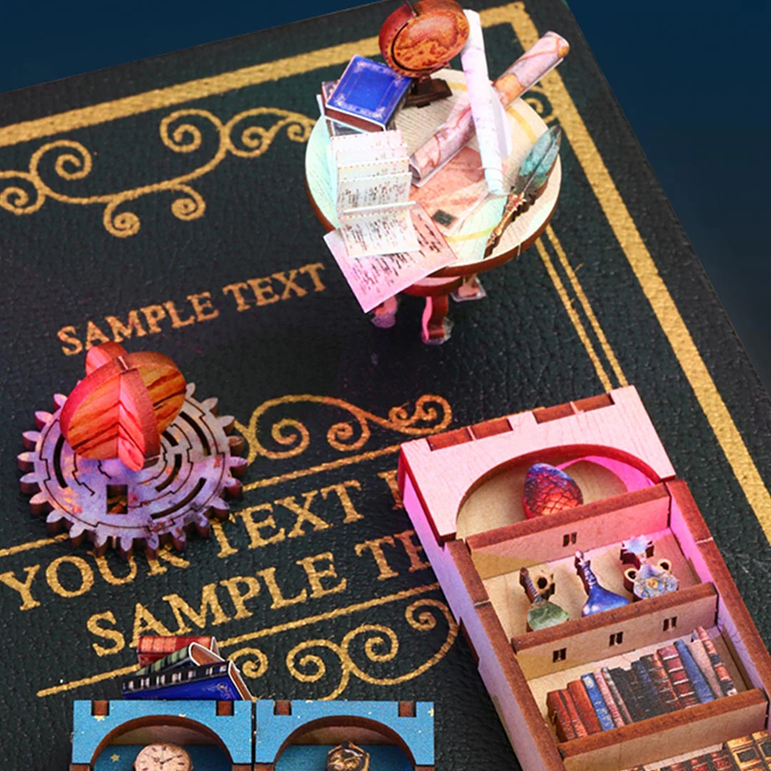 Interstellar Exploration DIY Book Nook Shelf Insert - Image 10