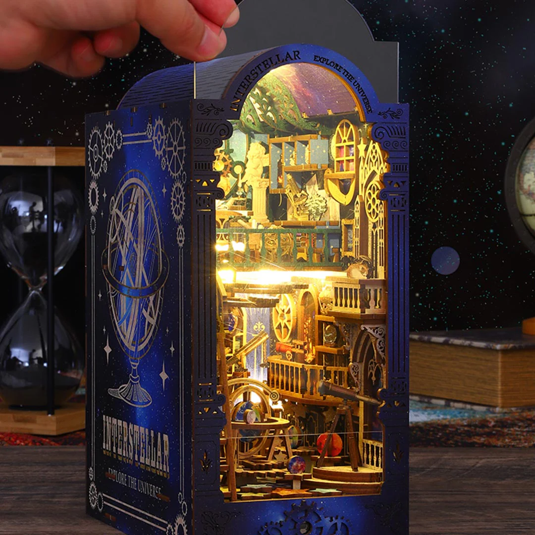 Interstellar Exploration DIY Book Nook Shelf Insert - Image 9