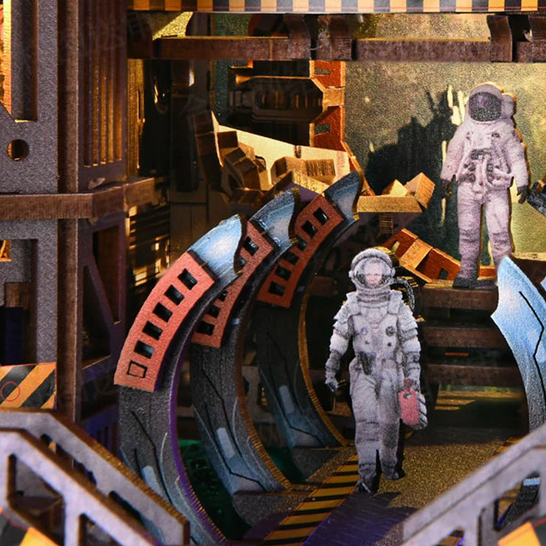 Interstellar Home 3D Wooden Puzzle Book Nook - Image 11