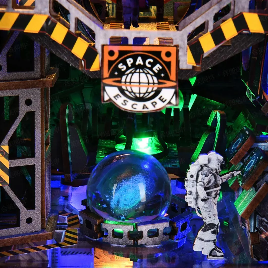 Interstellar Home 3D Wooden Puzzle Book Nook - Image 4