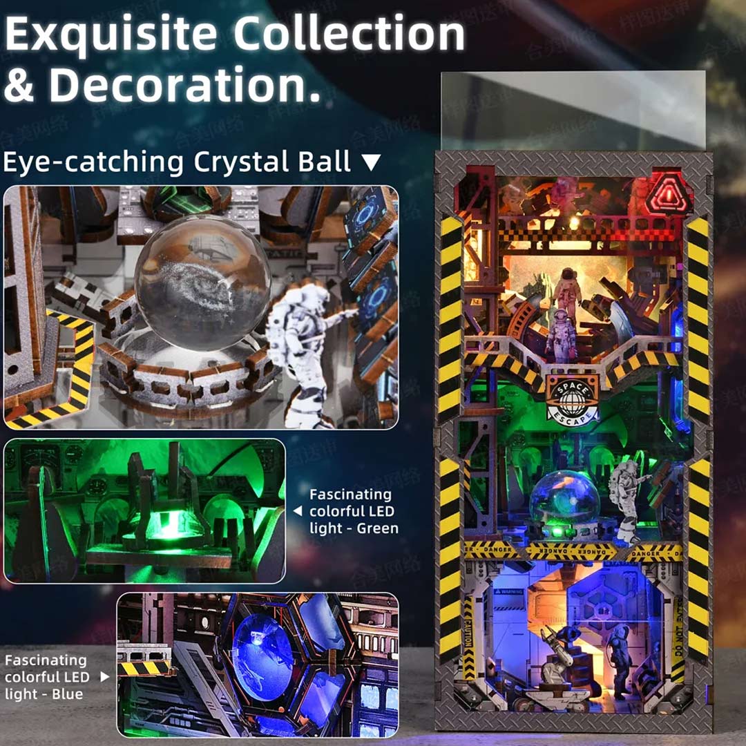 Interstellar Home 3D Wooden Puzzle Book Nook - Image 7