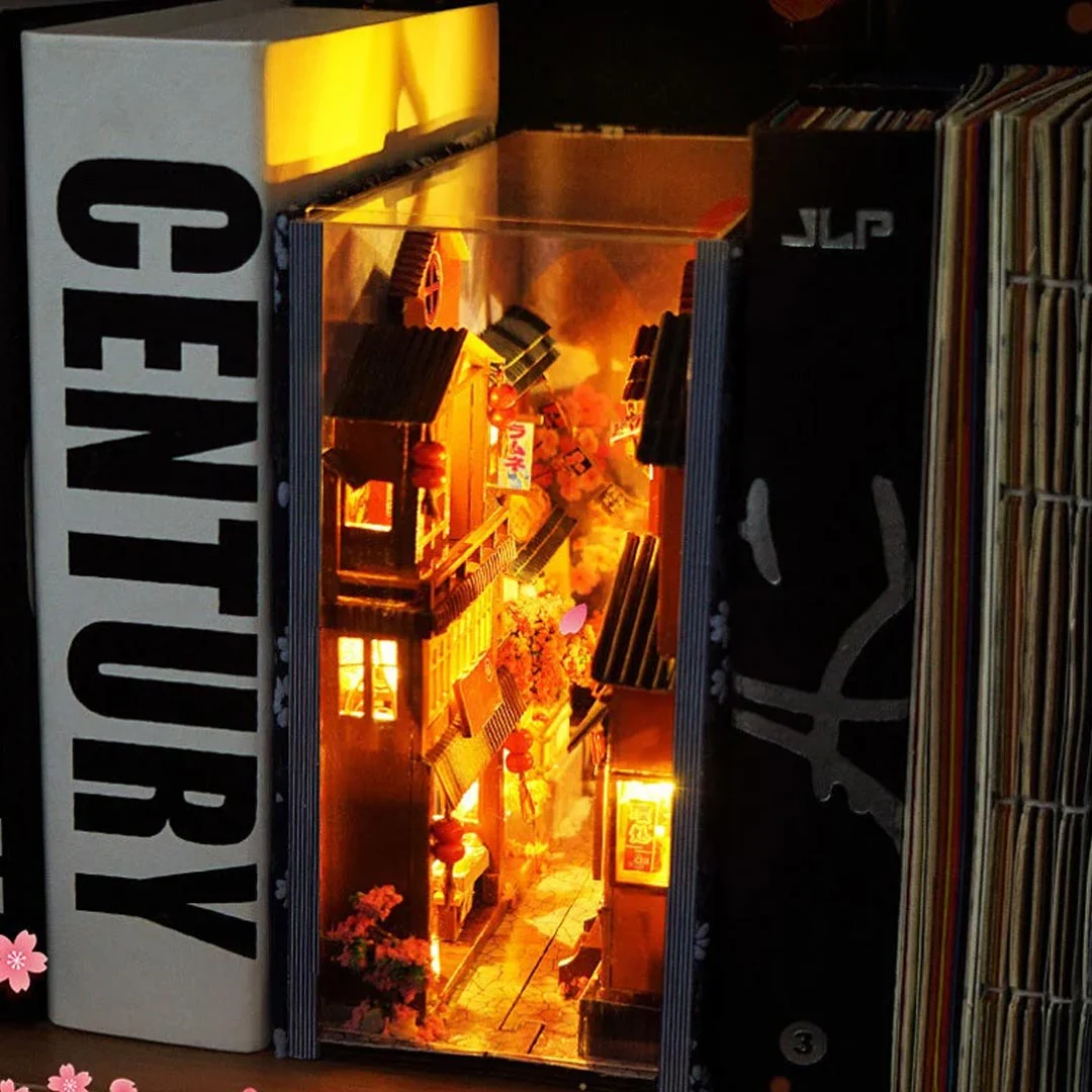 Japan Ancient Town DIY Crafts Book Nook - Image 3