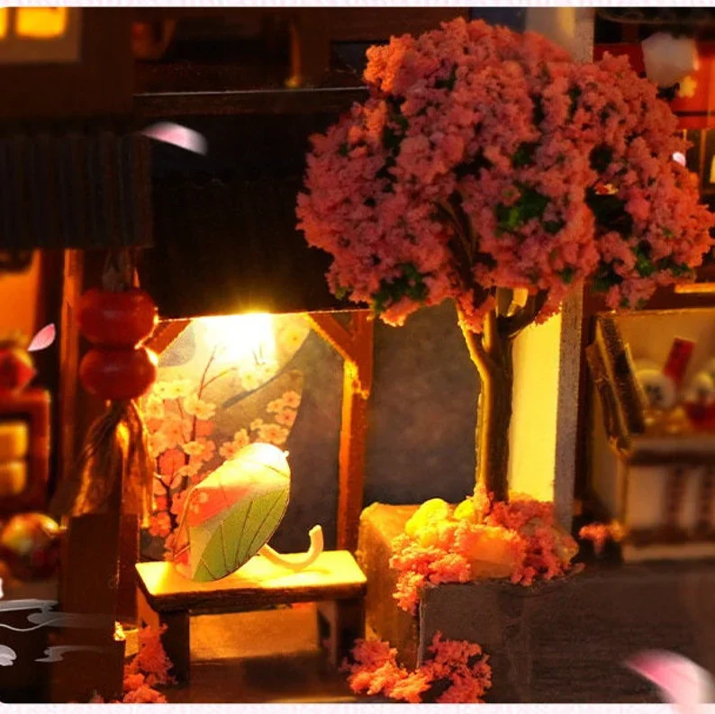 Japan Ancient Town DIY Crafts Book Nook - Image 7