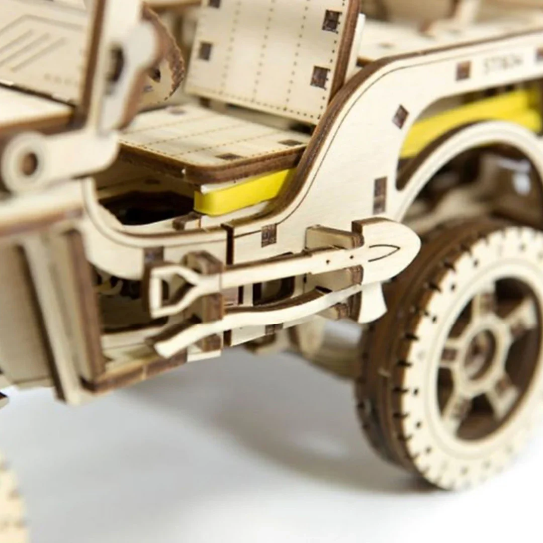 Jeep Model Car Wooden 3D Puzzles - Image 4