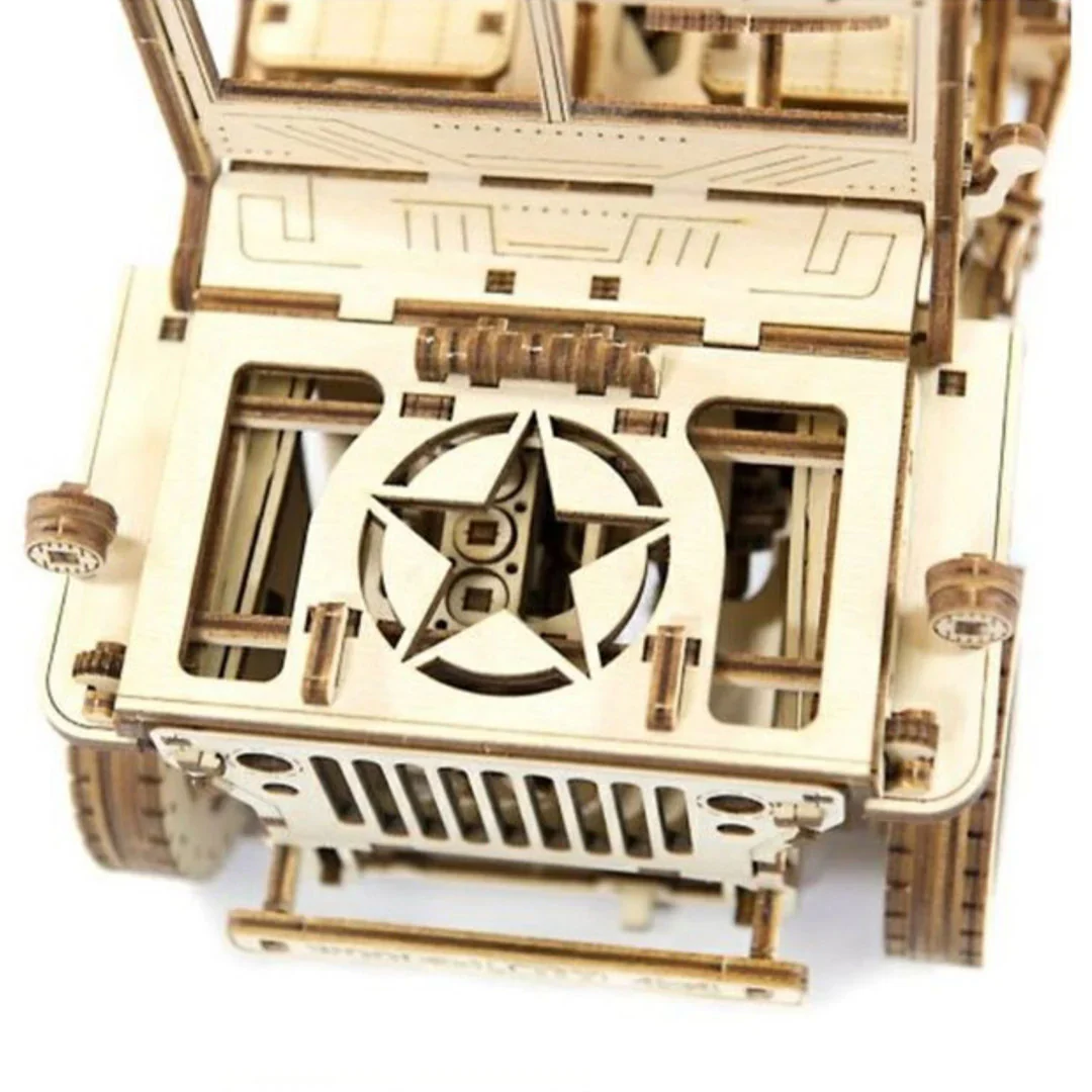 Jeep Model Car Wooden 3D Puzzles - Image 5