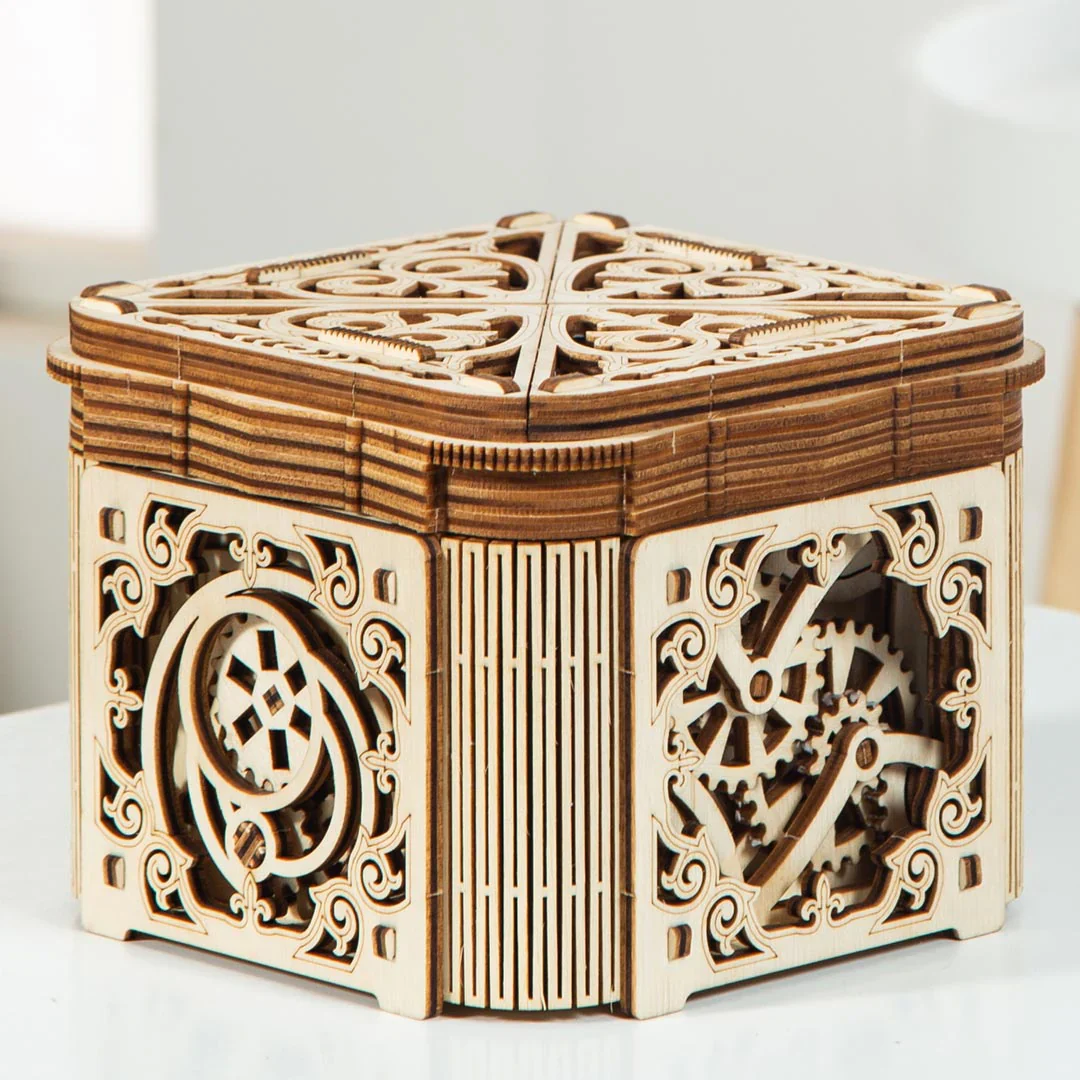 (Sold Out) Jewelry Box Wooden Mechanical 3D Puzzles - Image 3