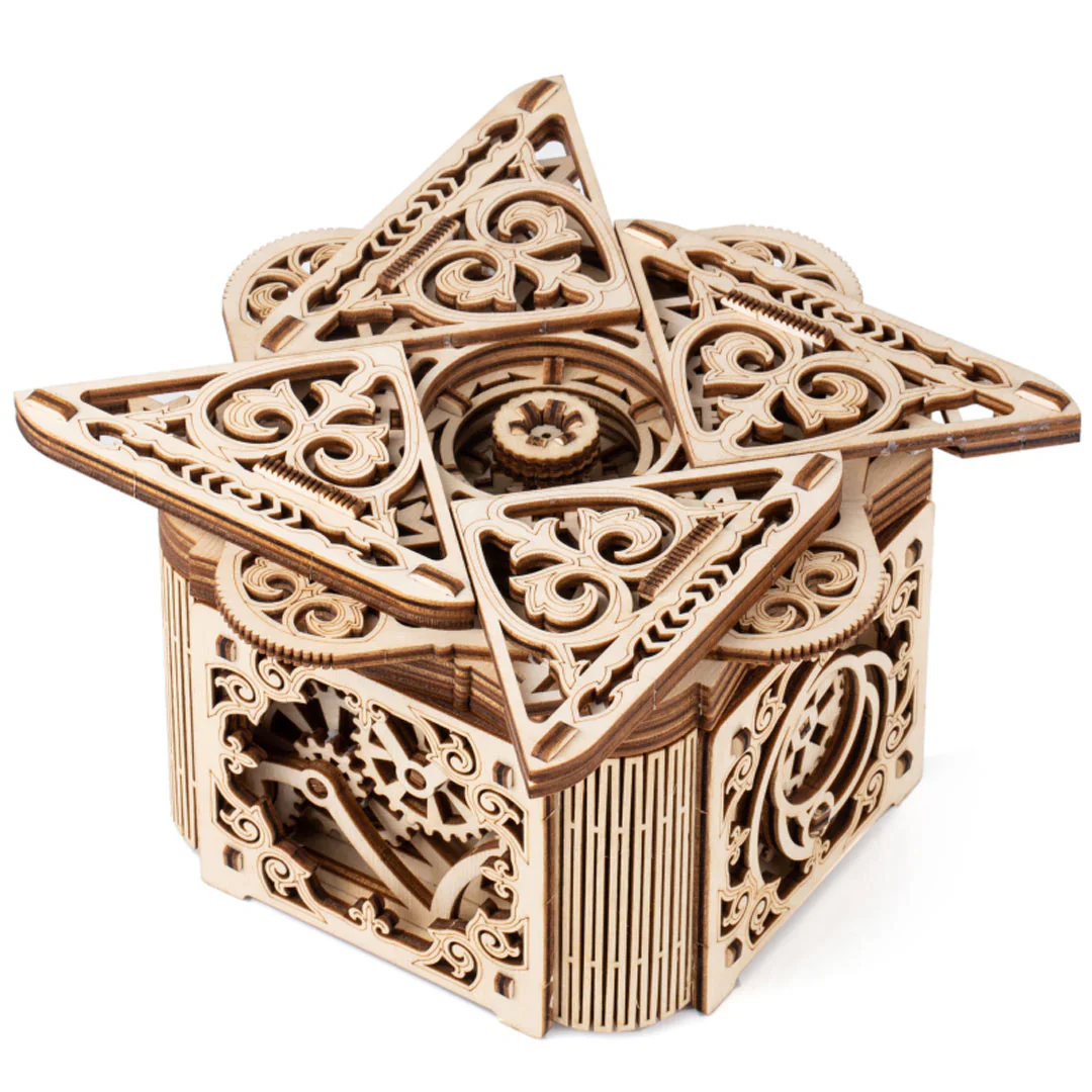 (Sold Out) Jewelry Box Wooden Mechanical 3D Puzzles - Image 4