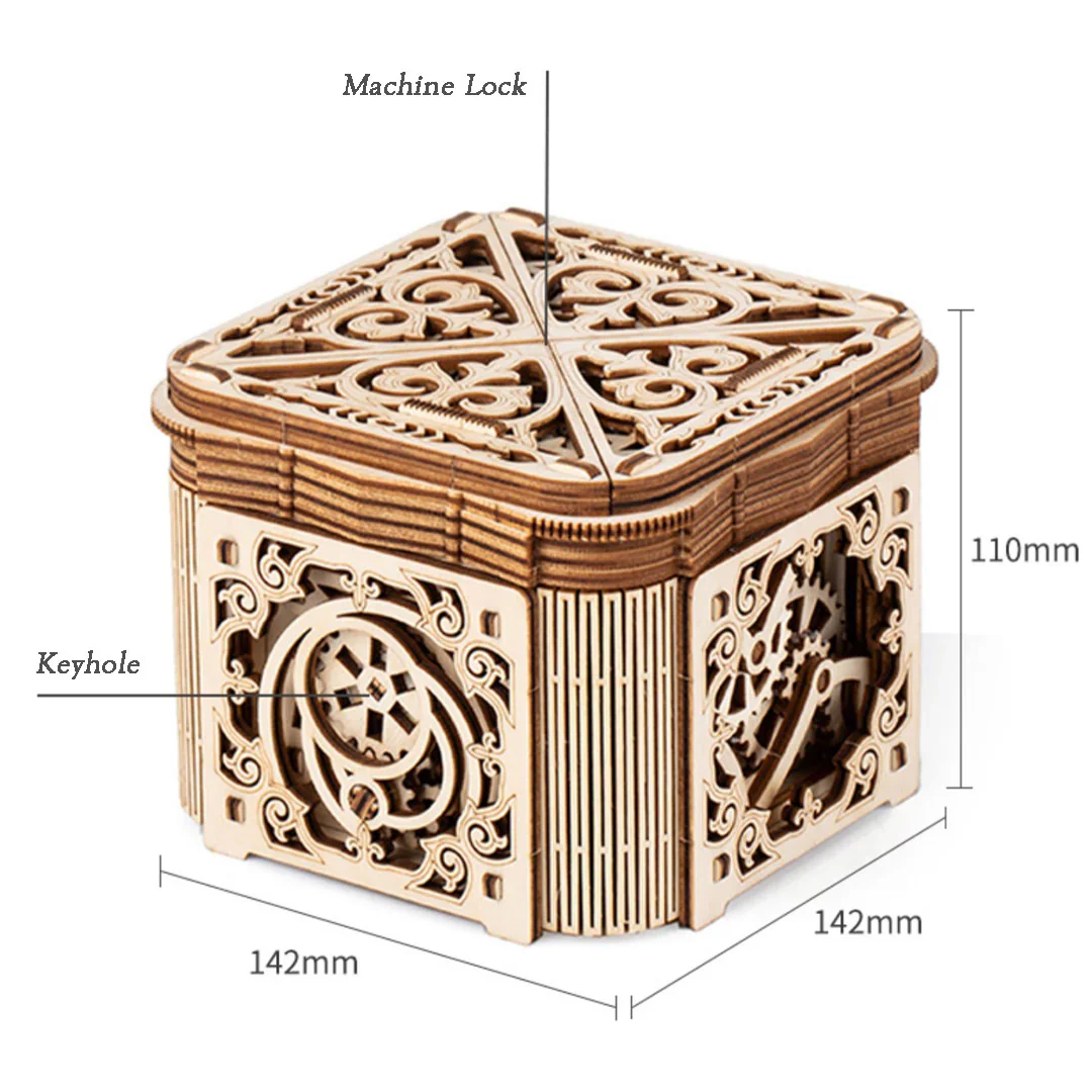 (Sold Out) Jewelry Box Wooden Mechanical 3D Puzzles - Image 5