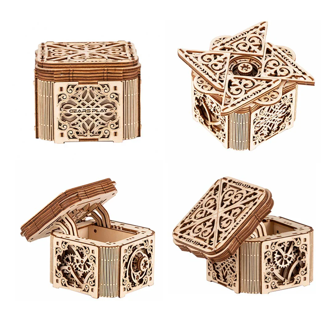 (Sold Out) Jewelry Box Wooden Mechanical 3D Puzzles - Image 6