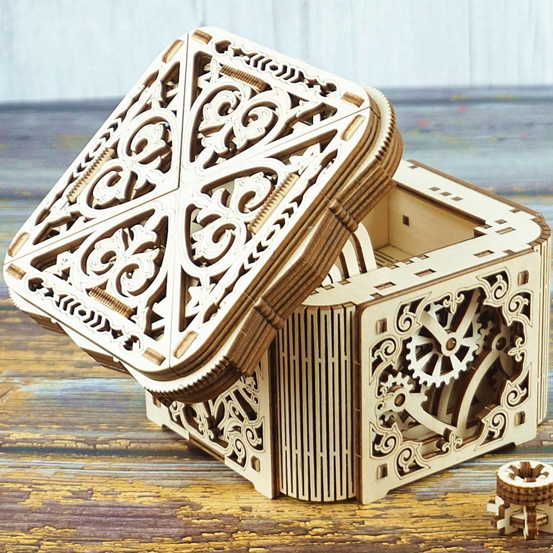(Sold Out) Jewelry Box Wooden Mechanical 3D Puzzles - Image 9