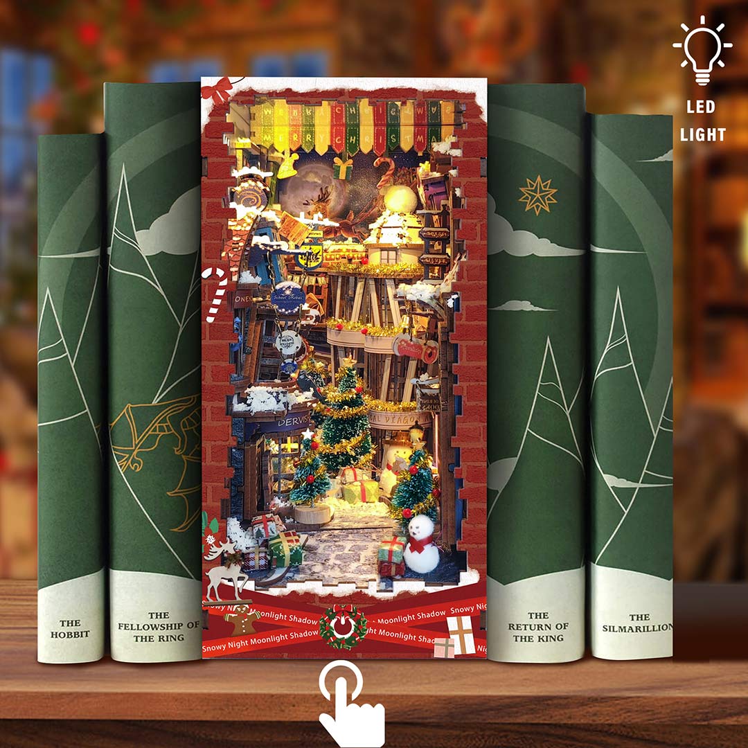 Jingle Cabin DIY Book Nook Bookshelf Insert - Image 10