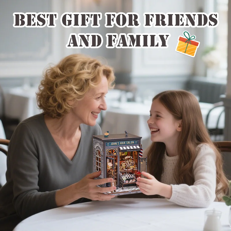 John’s Hair Salon – DIY Miniature House Kit - Image 7