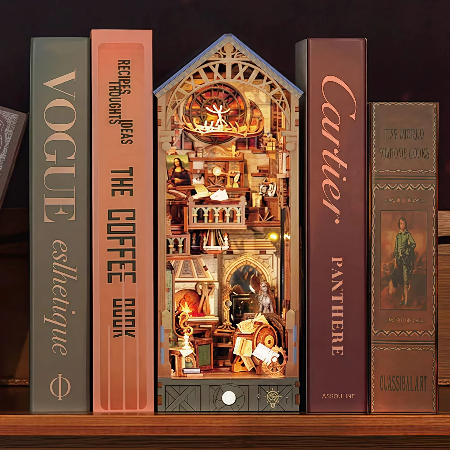 Leonardo da Vinci Book Nook – DIY Book Nook Kit - Image 5