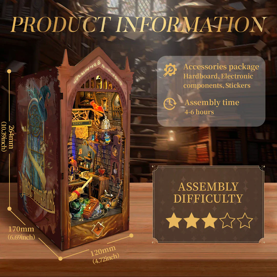 Magic Academy – DIY Book Nook Kit - Image 5