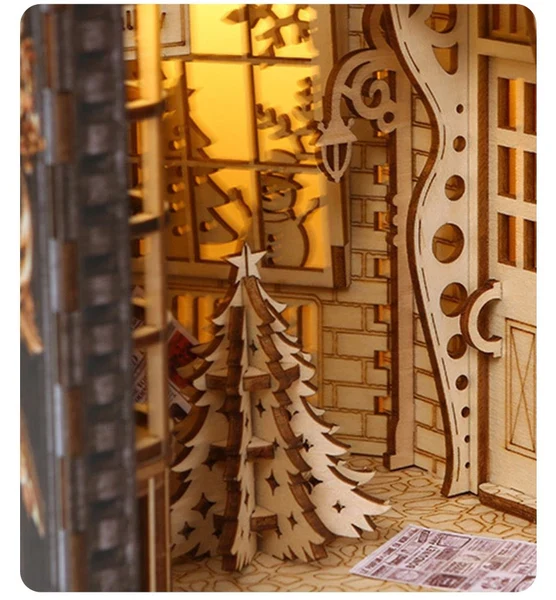 Magic Diagon Alley – Christmas Edition DIY Book Nook Kit - Image 6