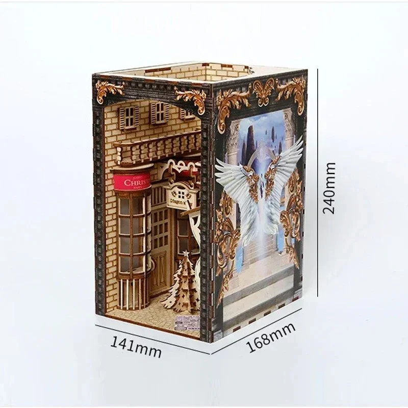 Magic Diagon Alley – Christmas Edition DIY Book Nook Kit - Image 9