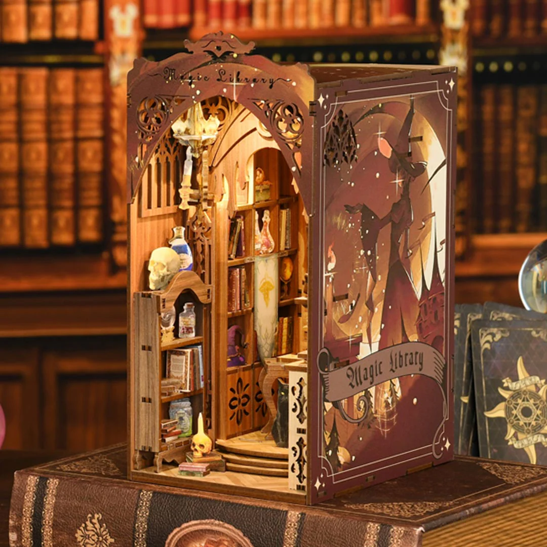 Magic Library DIY Wooden Book Nook Kit - Image 10