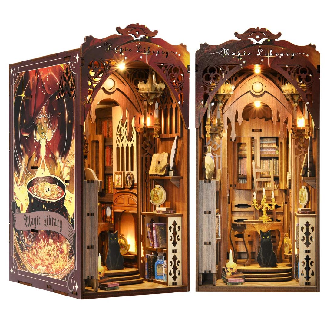 Magic Library DIY Wooden Book Nook Kit - Image 3