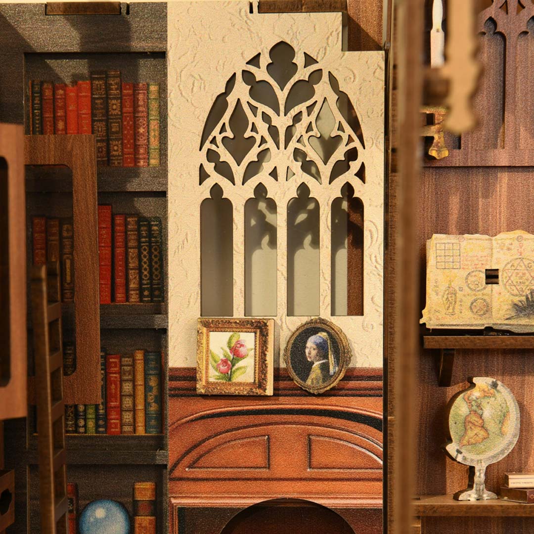 Magic Library DIY Wooden Book Nook Kit - Image 5