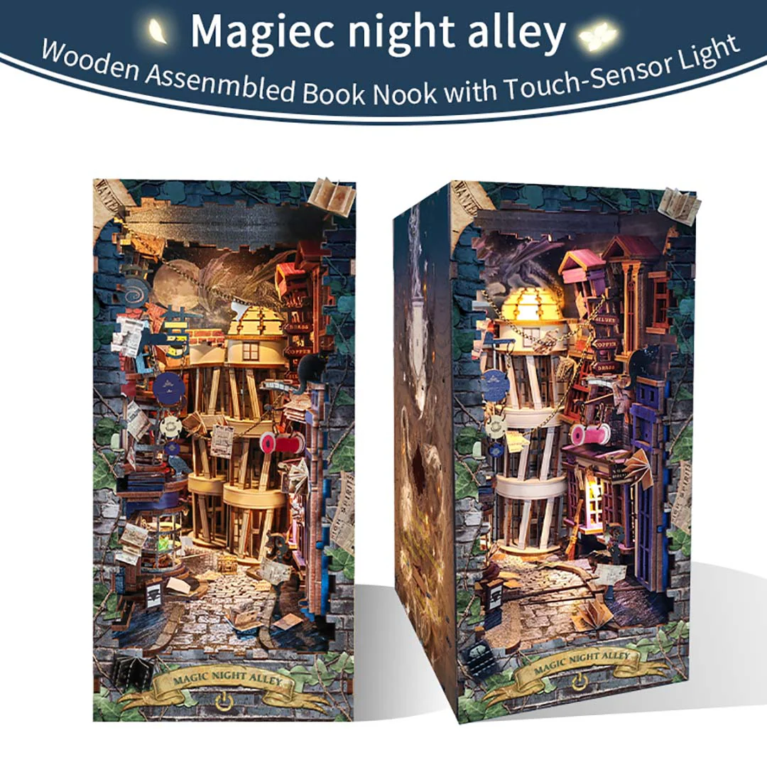 Magic Night Alley DIY Book Nook Shelf Insert - Image 19