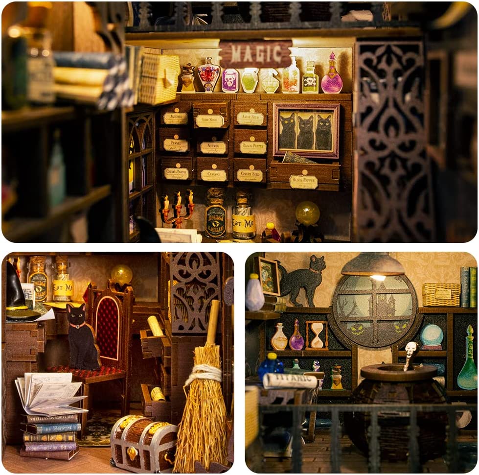 Magic Pharmacist 3D Wooden Puzzle Book Nook Kit - Image 13