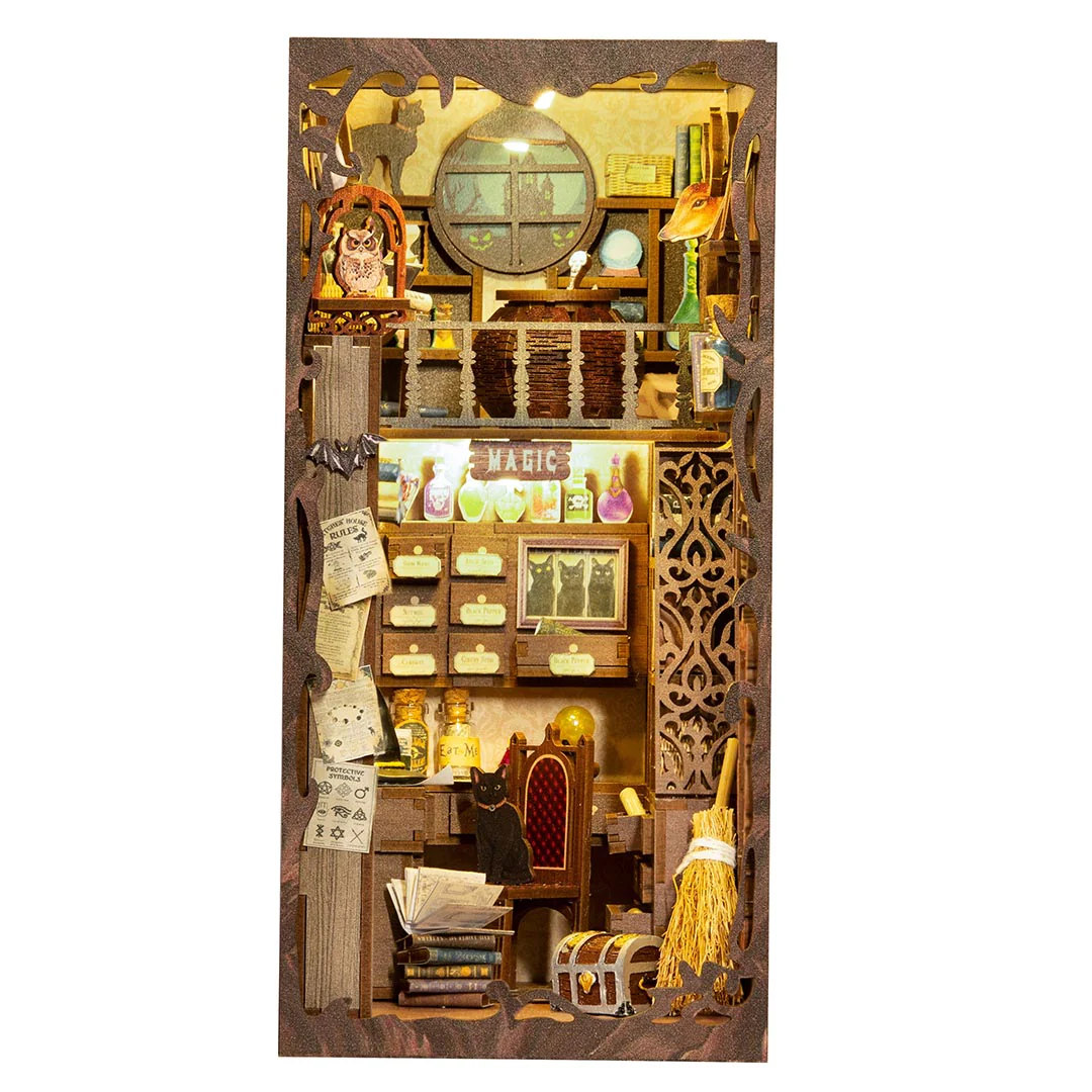 Magic Pharmacist 3D Wooden Puzzle Book Nook Kit - Image 5