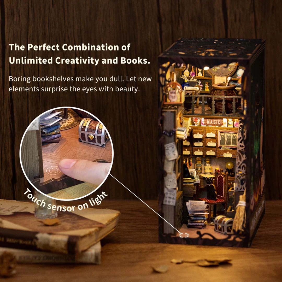 Magic Pharmacist 3D Wooden Puzzle Book Nook Kit - Image 8