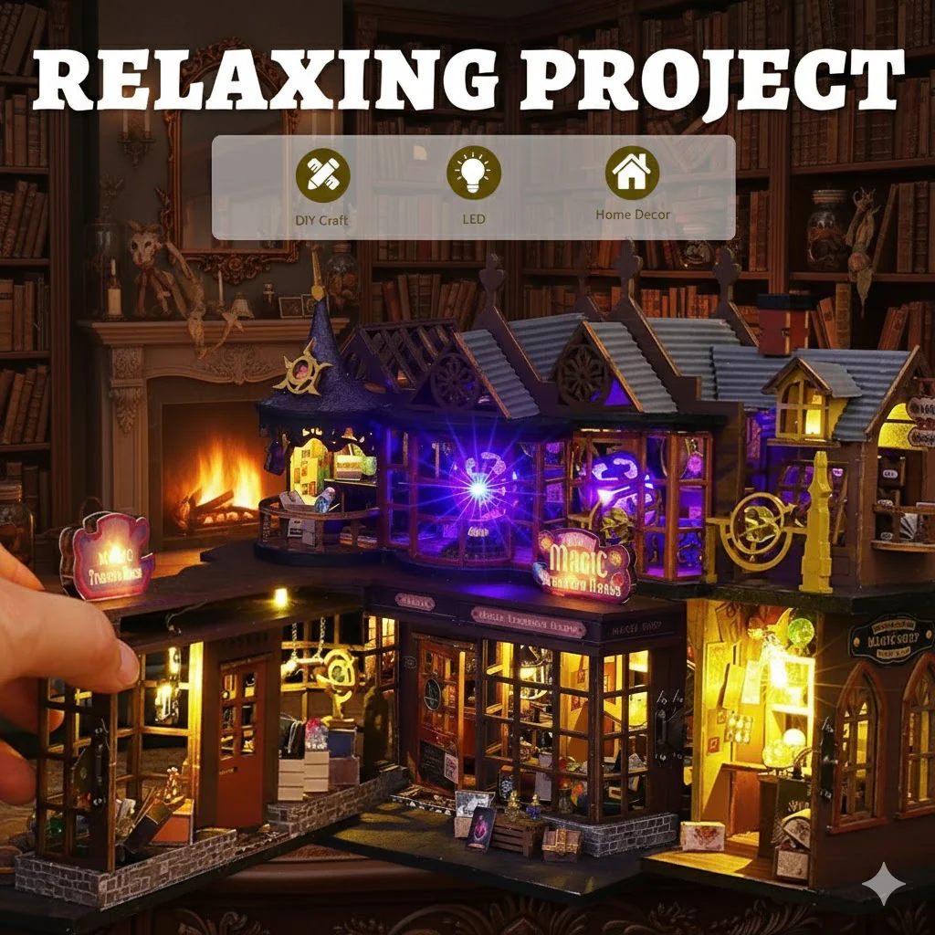 Magic Treasure House DIY Miniature Dollhouse Kit - Image 4