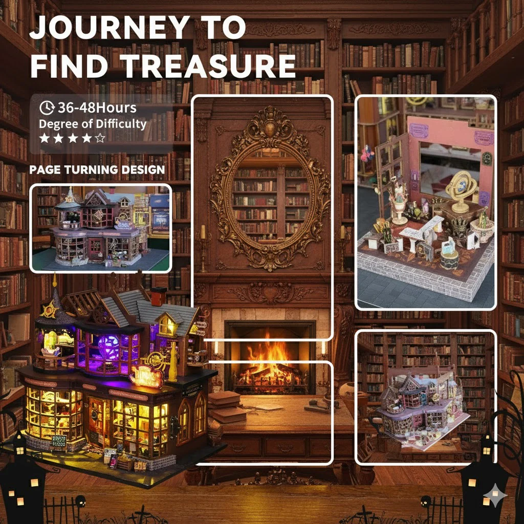 Magic Treasure House DIY Miniature Dollhouse Kit - Image 8