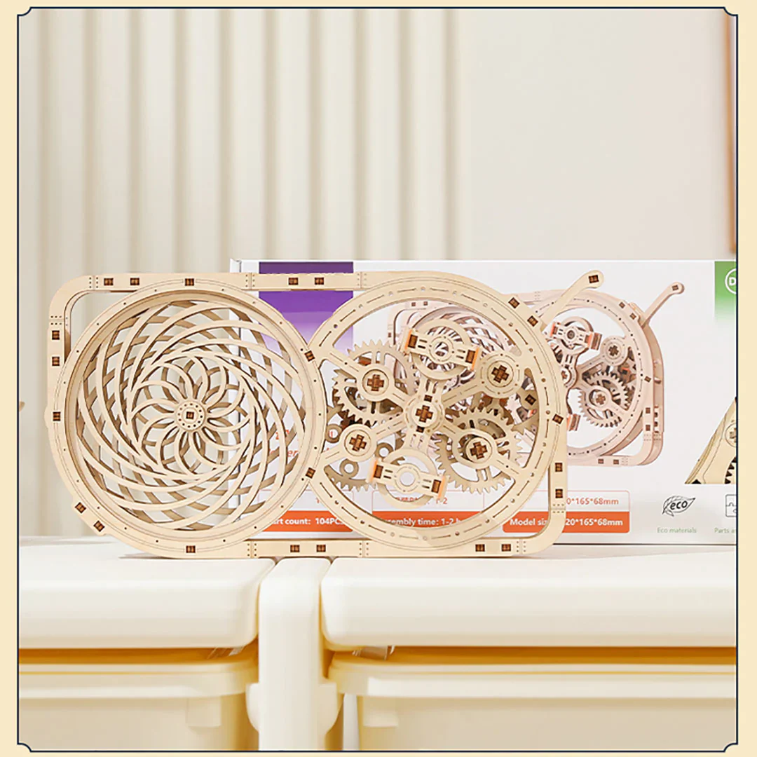 Mechanical Kinetic Art 3D Wooden Puzzle Kit - Image 7