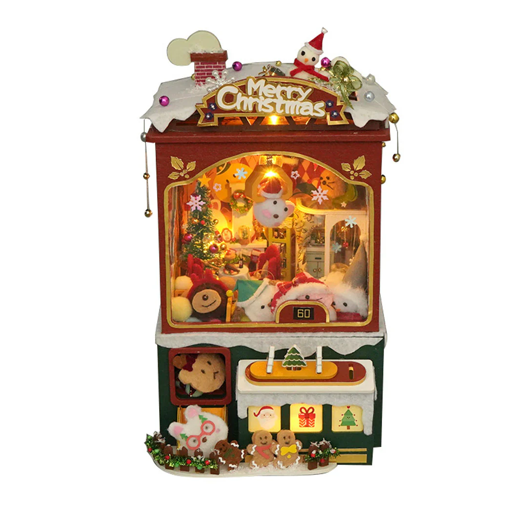 (Sold Out) Merry Christmas Claw Machine – DIY Wooden Music Box - Image 3