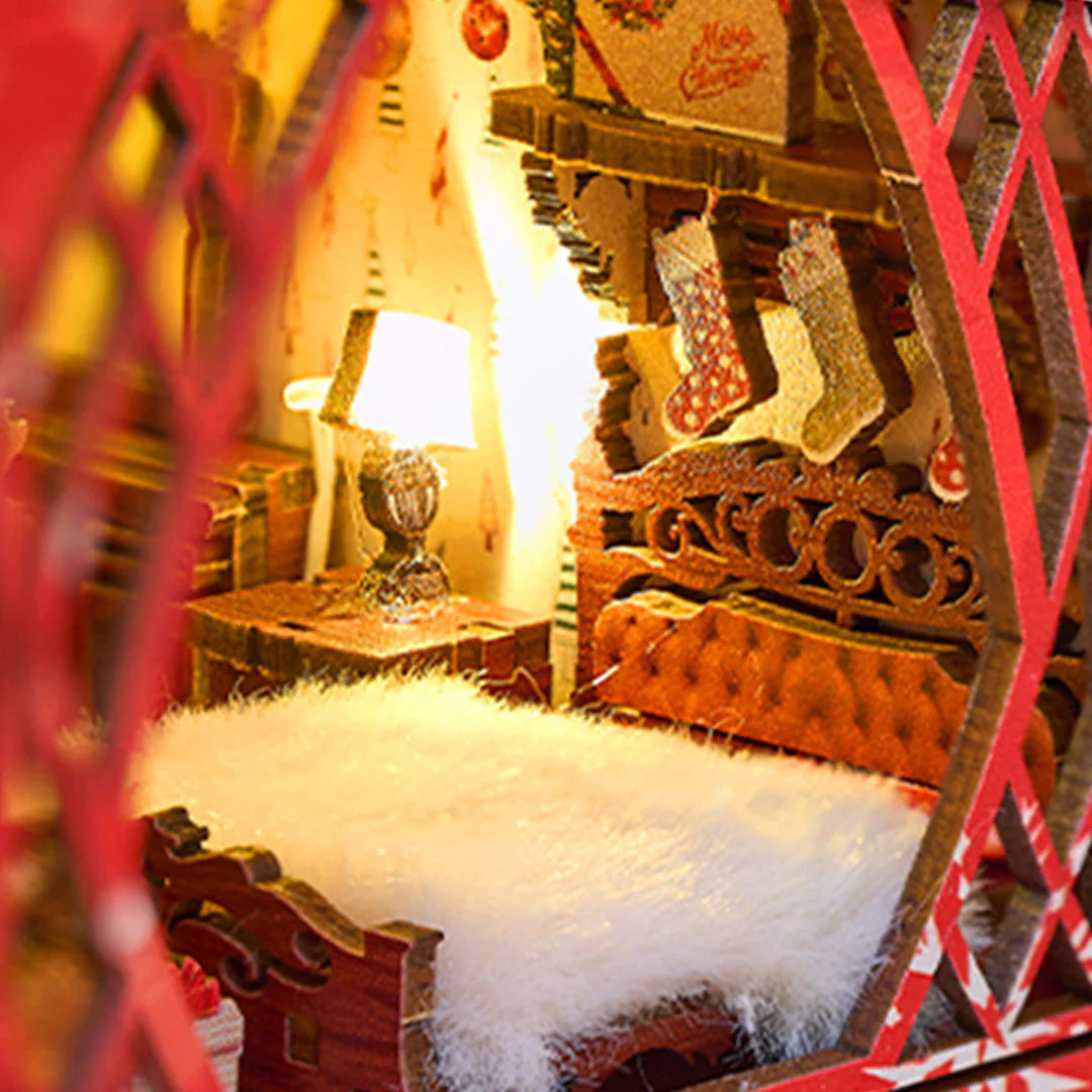 Merry Christmas DIY Book Nook Bookshelf Insert - Image 18