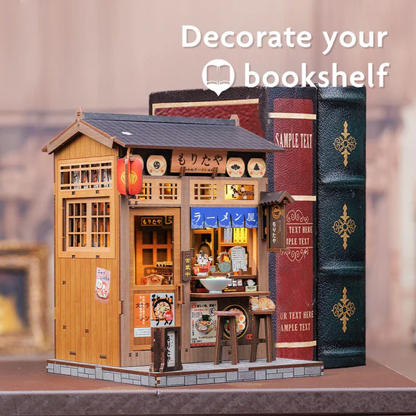 Morita-Ya Ramen Shop – DIY Miniature Book Nook Kit - Image 4