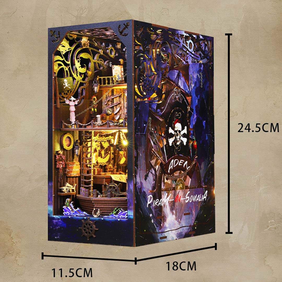 Piracy in Somalia DIY Book Nook Bookshelf Insert - Image 18