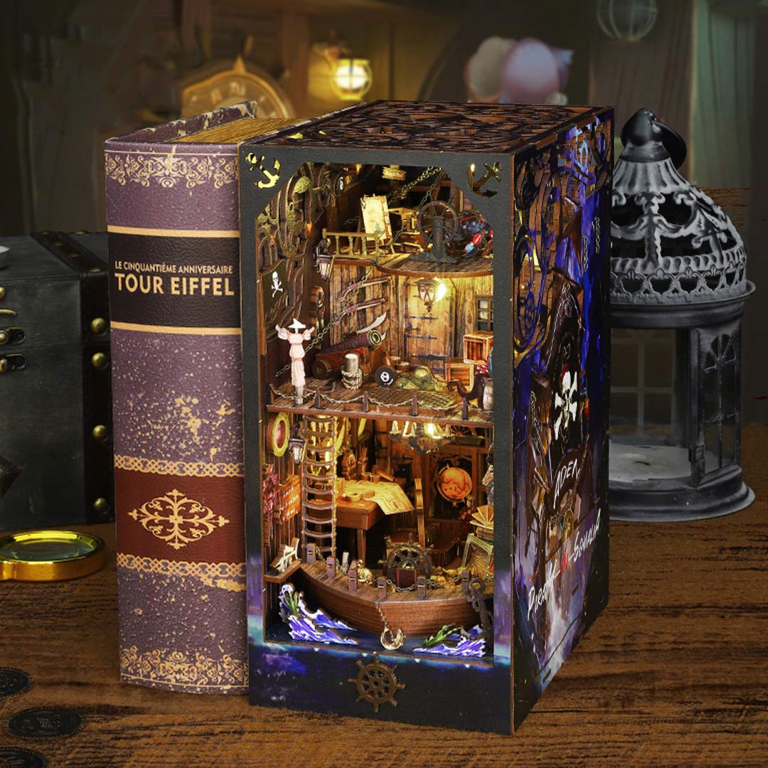 Piracy in Somalia DIY Book Nook Bookshelf Insert - Image 3