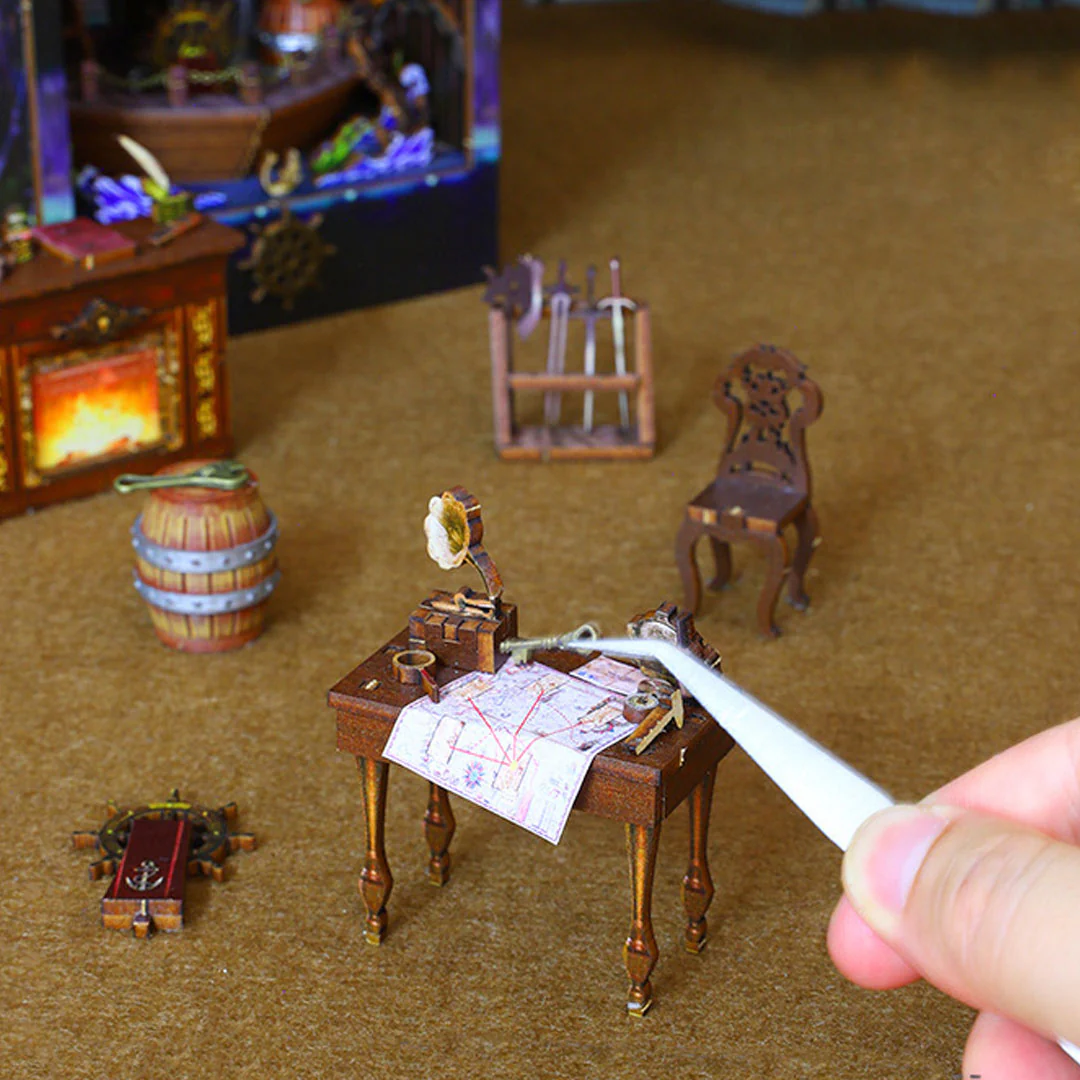 Piracy in Somalia DIY Book Nook Bookshelf Insert - Image 6