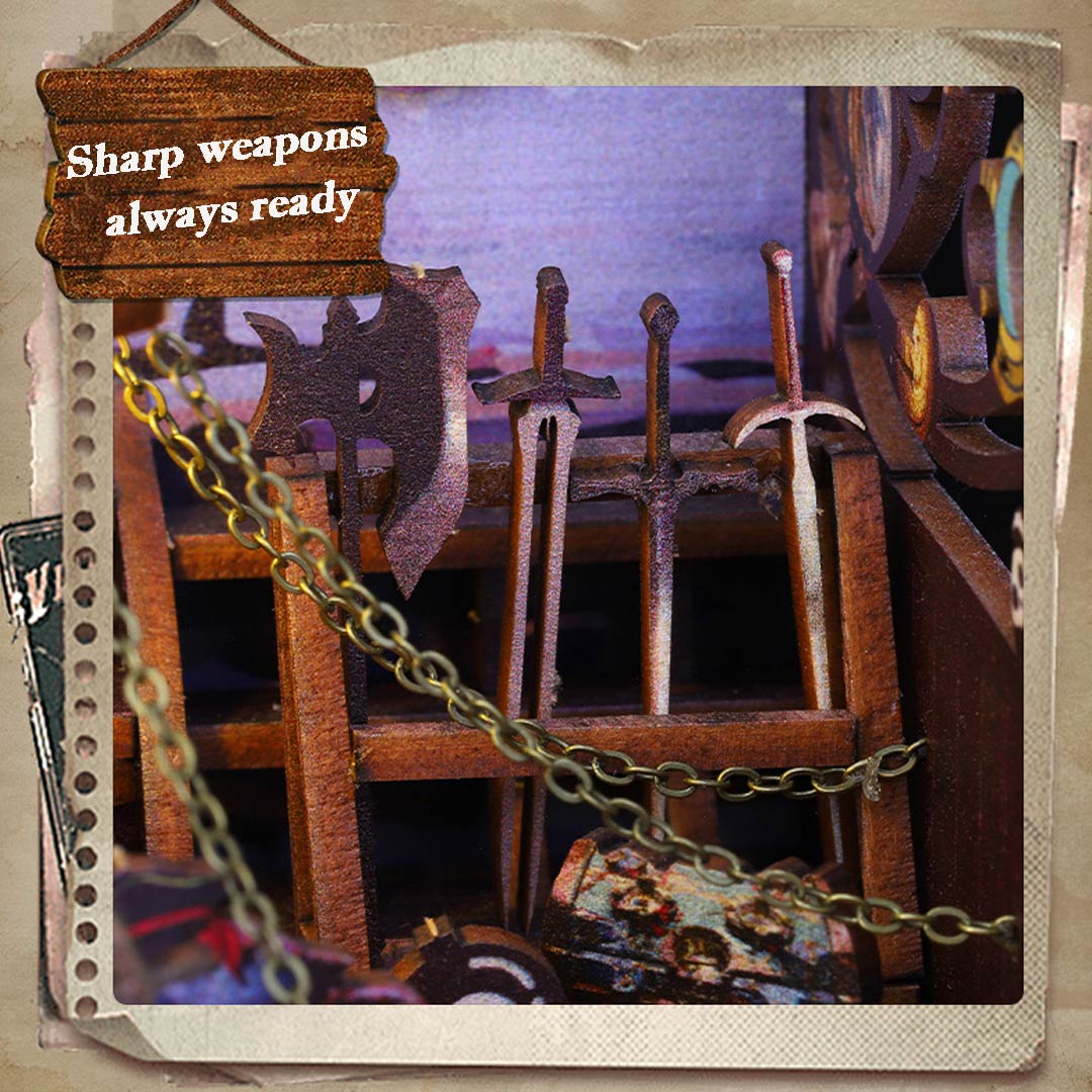 Piracy in Somalia DIY Book Nook Bookshelf Insert - Image 9