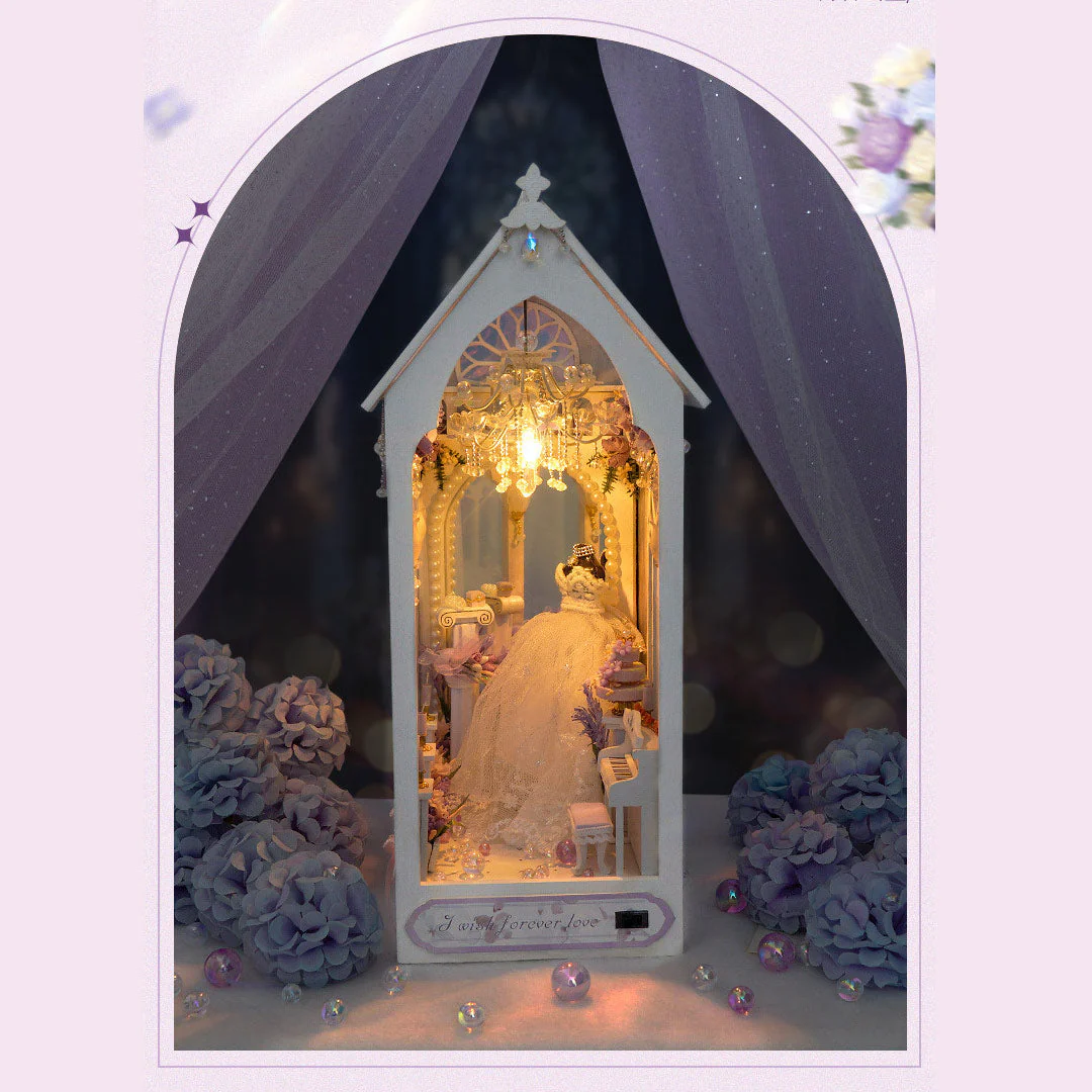 Romantic Wedding DIY Book Nook Shelf Insert - Image 18