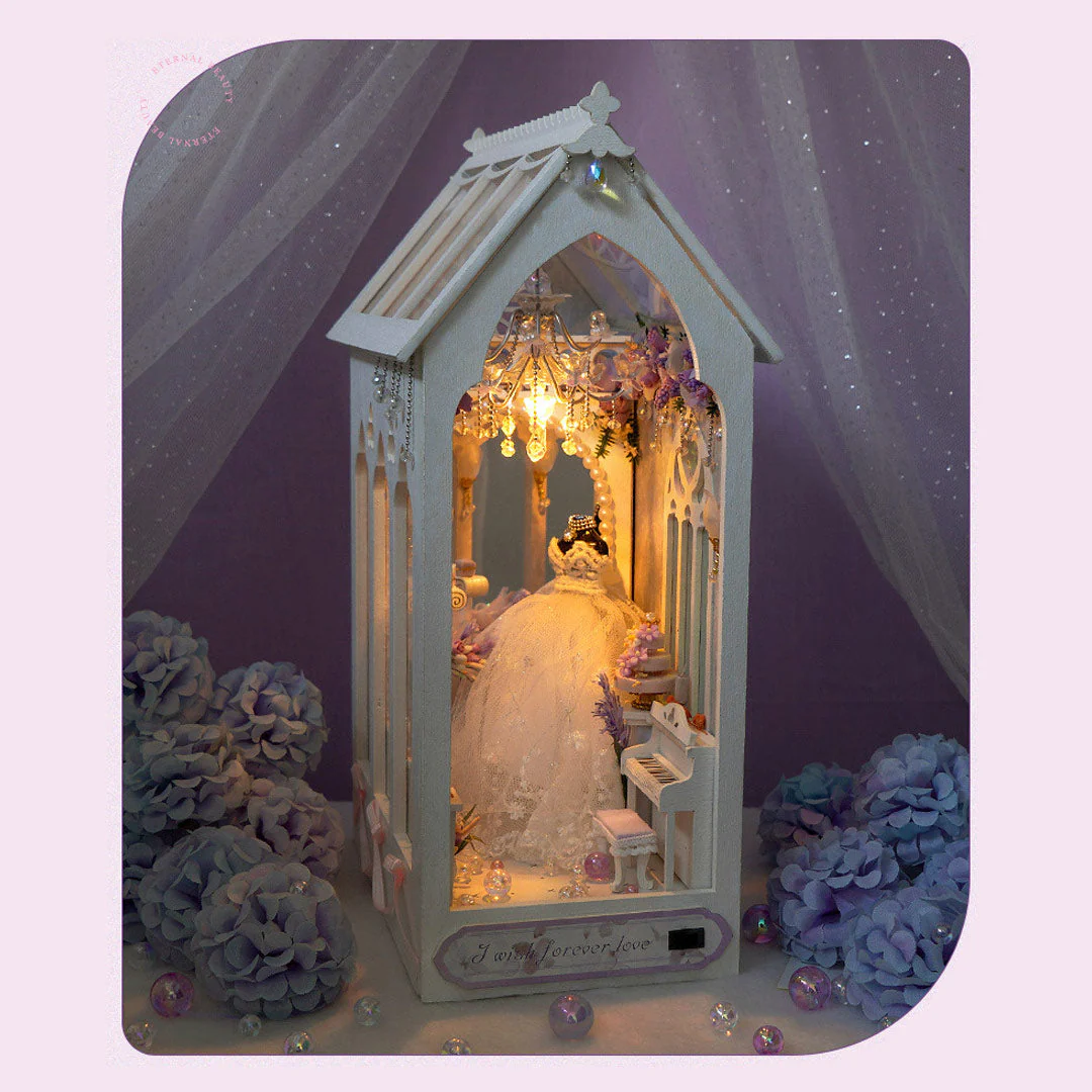 Romantic Wedding DIY Book Nook Shelf Insert - Image 19