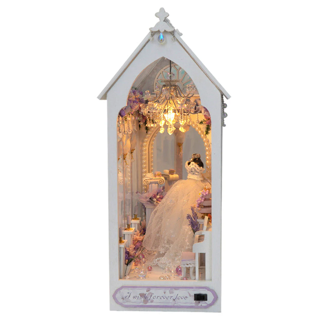 Romantic Wedding DIY Book Nook Shelf Insert - Image 25