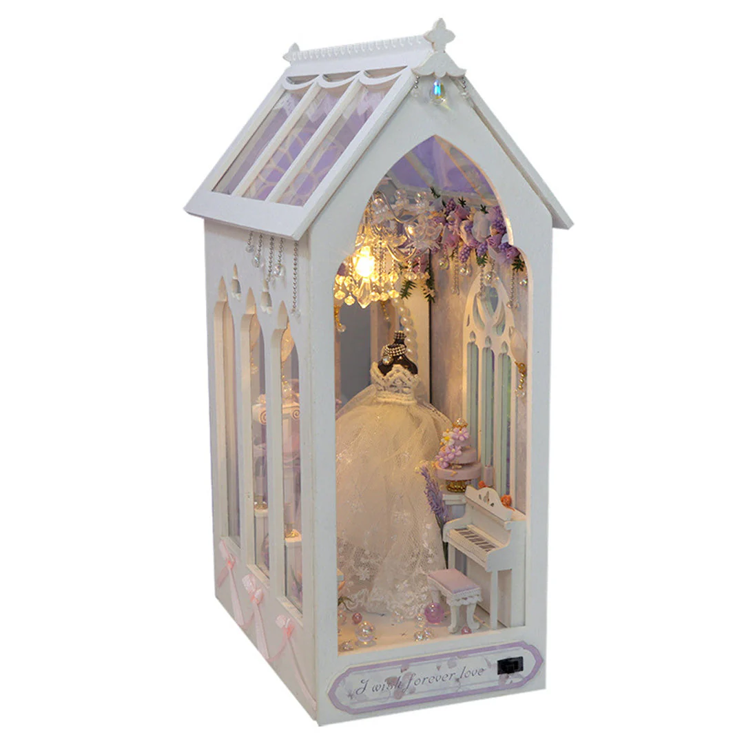 Romantic Wedding DIY Book Nook Shelf Insert - Image 4