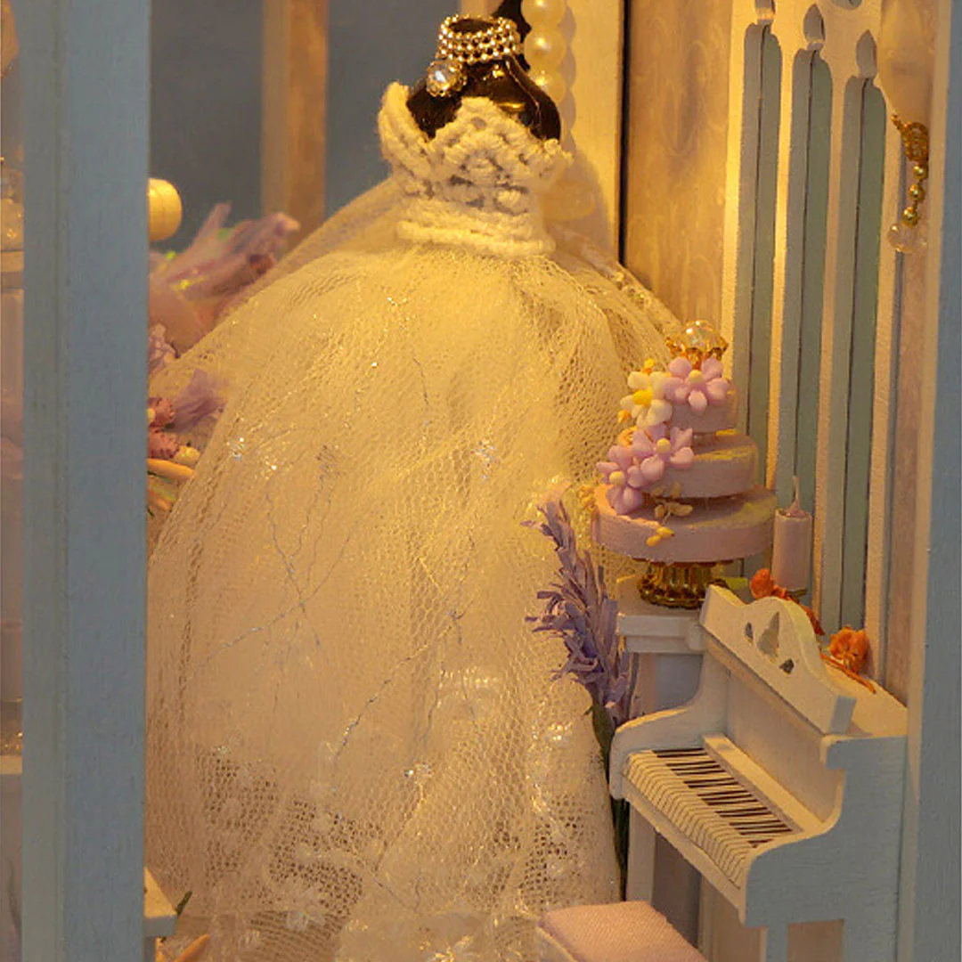 Romantic Wedding DIY Book Nook Shelf Insert - Image 9