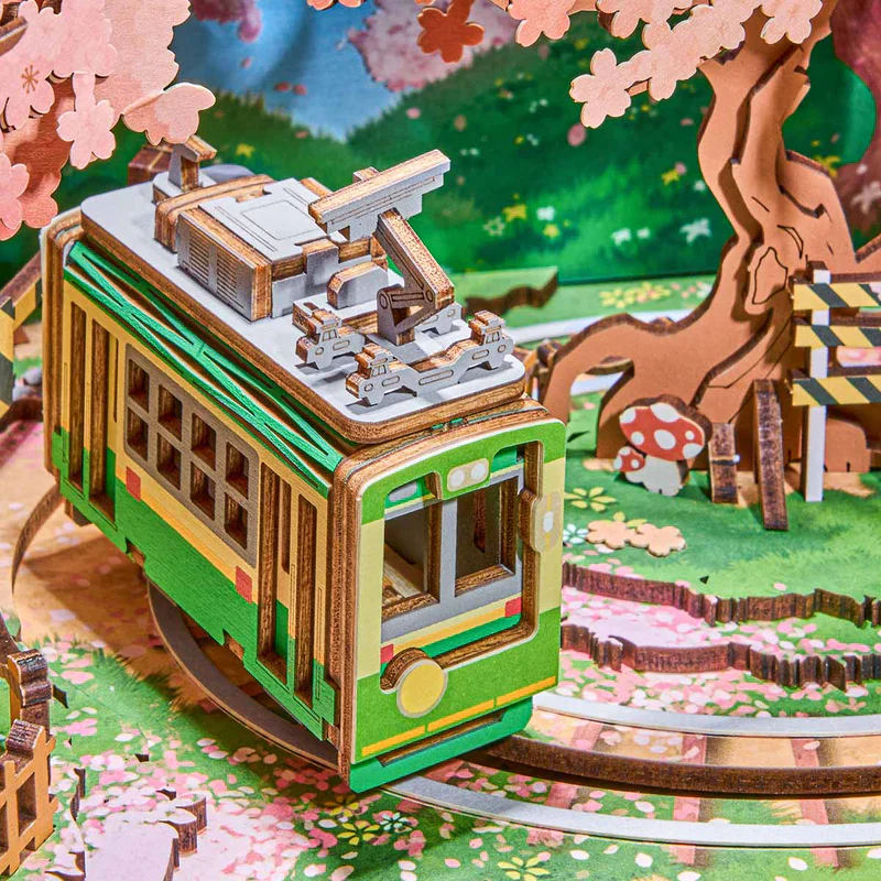 Sakura Music Box – DIY 3D Puzzle Kit - Image 4