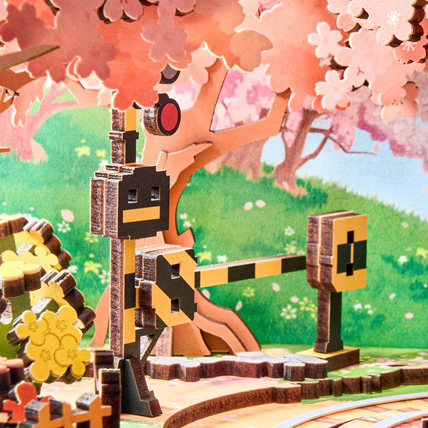 Sakura Music Box – DIY 3D Puzzle Kit - Image 6