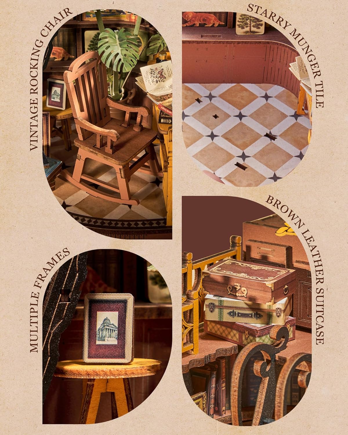 Silent Corner Study – DIY Book Nook Kit - Image 5