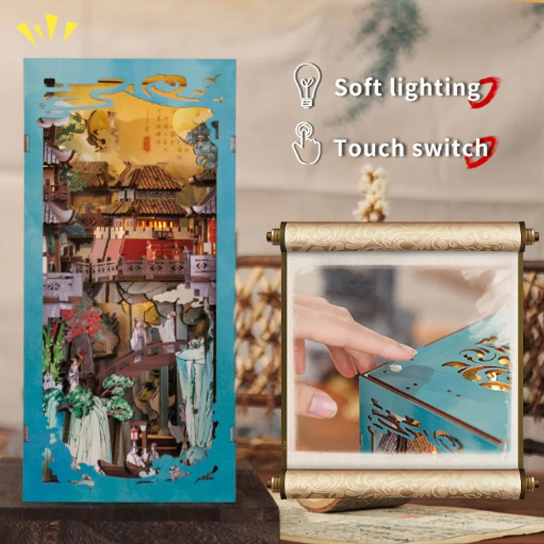 Su Dongpo's Life 3D Puzzle Book Nook Kit - Image 5