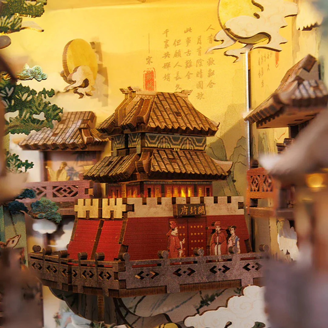 Su Dongpo's Life 3D Puzzle Book Nook Kit - Image 7